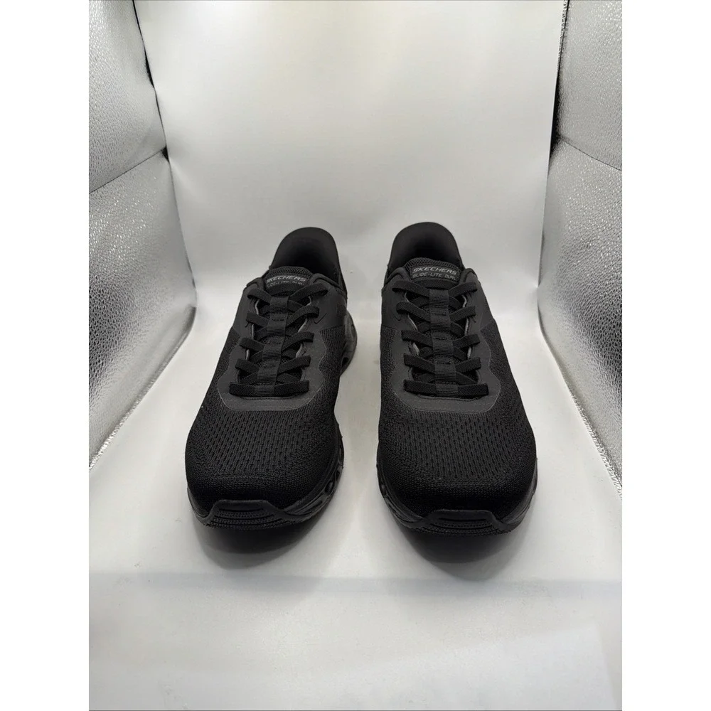 Skechers hands-free swift Fit men's Slip On Black No Bending Shoe. Size 10.5 New